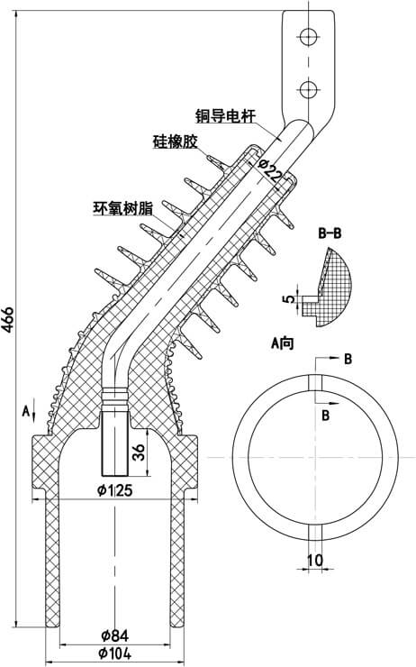 FZW28A(vsp5) -12KV Bent Bushing