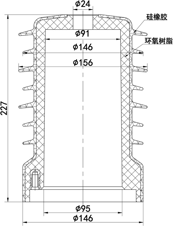 ZW32 分體固封極柱